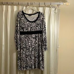 INC black & white dress. XL